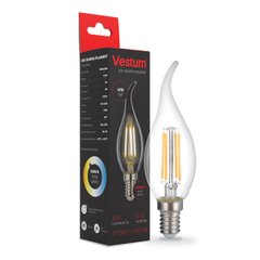 Світлодіодна філаментна лампа Vestum С35Т Е14 4Вт 220V 3000К 1-VS-2406