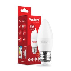 Світлодіодна лампа Vestum C37 8W 3000K 220V E27 1-VS-1310