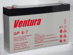 Акумулятор 6V 7Ah Ventura GP 6-7