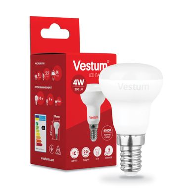 Светодиодная лампа Vestum R39 4W 4100K 220V E14 1-VS-1401