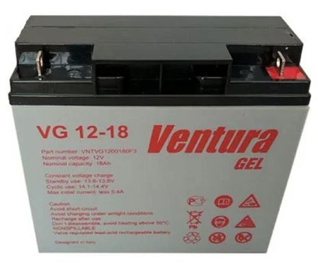 Аккумулятор 12V 18Ah Ventura VG 12-18