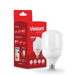 Світлодіодна високопотужна лампа Vestum T100 30W 6500K 220V E27 1-VS-1602