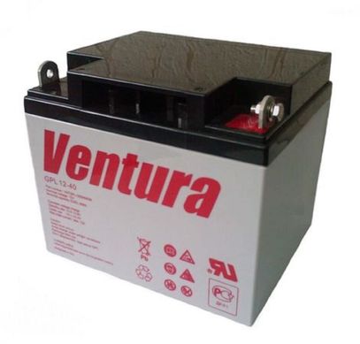 Аккумулятор 12V 40 Ah Ventura GPL 12-40