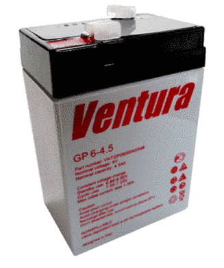 Аккумулятор 6V 4.5Ah Ventura GP 6-4,5