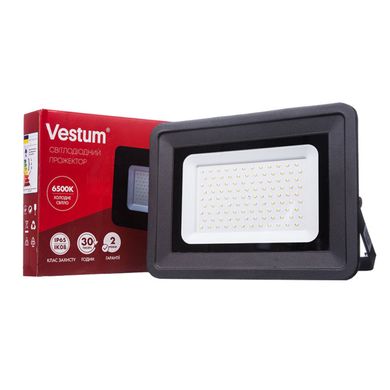 Светодиодный прожектор Vestum 100W 8800Лм 6500K 185-265V IP65 1-VS-3006