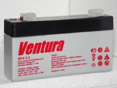 Аккумулятор 6В 1.3А/час Ventura GP 6-1,3